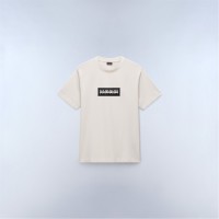 мъжка,тениска,облекла,на,разпродажба,мъжки,тениски,napapijri,nap,box,logo,short,sleeve,t,shirt,mens,beige,n1j