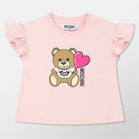 тениска,детски,3/4,панталони,moschino,kids',heart,t,shirt,pink,50209