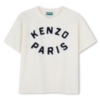 детска,тениска,детски,3/4,панталони,kenzo,unisex,kids',logo,regular,fit,t,shirt,wht,blu,117