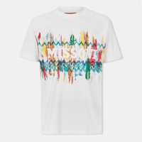 тениска,облекла,на,разпродажба,мъжки,тениски,missoni,colour,art,t,shirt,white,s01g5