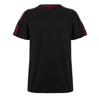 тениска,мъжки,тениски,hugo,logo,tape,t,shirt,black,001