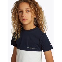 тениска,tommy,hilfiger,kids,mini,corp,colourblock,t,shirt,night,navy,c1g