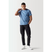 тениска,мъжки,тениски,11,degrees,retro,taped,t,shirt,elemental,blue,elemental,blue