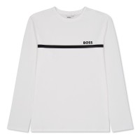 детски,тениски,boss,logo,top,juniors,white,10p