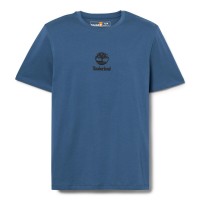 фланелка,с,къс,ръкав,мъжки,тениски,timberland,print,stack,logo,short,sleeve,tee,w,dark,denim