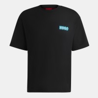 тениска,мъжки,тениски,hugo,men,s,duwood,regular,fit,t,shirt,black,001