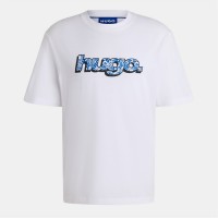 тениска,мъжки,тениски,hugo,men's,blue,cotton,t,shirt,white,100