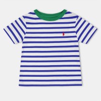 юношеска,тениска,детски,3/4,панталони,polo,ralph,lauren,striped,t,shirt,juniors,travel,blue