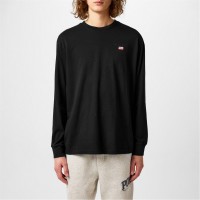 тениска,облекла,на,разпродажба,мъжки,тениски,polo,sport,side,logo,long,sleeve,t,shirt,polo,black