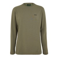 тениска,облекла,на,разпродажба,мъжки,тениски,boss,hbg,long,t,shirt,with,iconic,logo,dark,beige,257