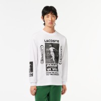 тениска,мъжки,тениски,lacoste,men,s,training,long,sleeve,t,shirt,white,black
