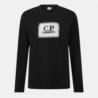 тениска,мъжки,тениски,cp,company,men's,1,logo,long,sleeve,t,shirt,black,999