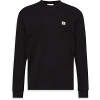 тениска,мъжки,тениски,calvin,klein,jeans,ckj,waffle,wl,ls,tee,sn54,black,ub1