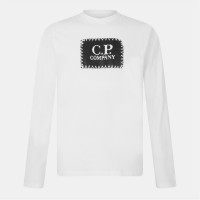 тениска,облекла,на,разпродажба,мъжки,тениски,cp,company,men's,long,sleeve,t,shirt,gauze,white,103