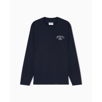 тениска,мъжки,тениски,emporio,armani,men,s,long,sleeve,t,shirt,sky,captain