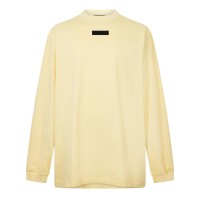 тениска,мъжки,тениски,fear,of,god,essentials,men,s,long,sleeve,t,shirt,yellow