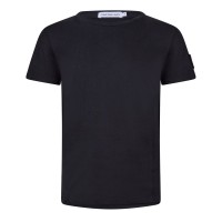 детска,тениска,детски,облекла,calvin,klein,jeans,children's,badge,t,shirt,black,beh