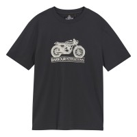 тениска,мъжки,тениски,barbour,international,b,int,triton,t,shirt,sn64,black