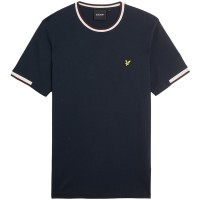 тениска,мъжки,тениски,lyle,and,scott,lyle,half,tipped,tee,sn54,dark,navy