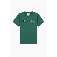 тениска,детски,тениски,champion,logo,t,shirt,green