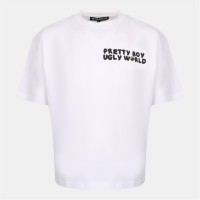 тениска,облекла,на,разпродажба,мъжки,тениски,pretty,boy,ugly,world,men's,regular,fit,t,shirt,white,multi