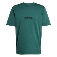 разпродажба,adidas,adidas,essentials,linear,single,jersey,t,shirt,adults,green,black