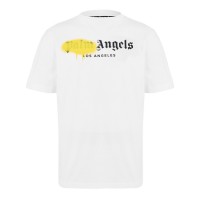 тениска,облекла,на,разпродажба,мъжки,тениски,palm,angels,palm,london,tee,sn99,white,yellow