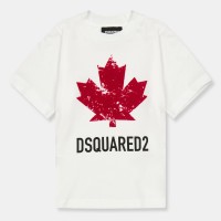 тениска,dsquared2,kids,t,shirt,wht,red,dq100