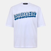 тениска,мъжки,тениски,dsquared2,cotton,t,shirt,white