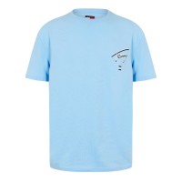 тениска,мъжки,тениски,tommy,jeans,back,flag,logo,t,shirt,sig,lght,blue
