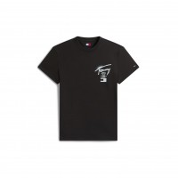 тениска,мъжки,тениски,tommy,jeans,back,flag,logo,t,shirt,sig,black