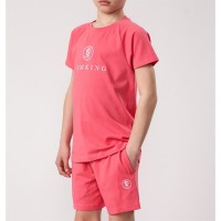 тениска,детски,тениски,детски,облекла,gym,king,pro,tee,jn53,coral