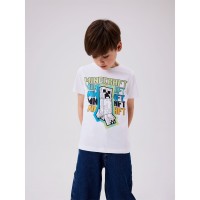 тениска,детски,тениски,name,it,minecraft,short,sleeve,t,shirt,bright,white