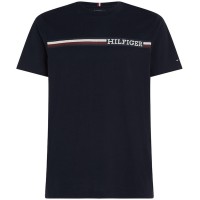 мъжки,тениски,tommy,hilfiger,monotype,chest,stripe,tee,desert,sky