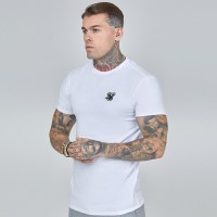 мъжка,тениска,siksilk,essentials,t,shirt,mens,white