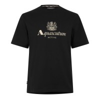 тениска,мъжки,тениски,aquascutum,men,s,t,shirt,black