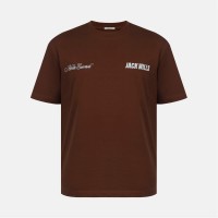 тениска,мъжки,тениски,jack,wills,men's,script,mix,cotton,short,sleeve,oversized,t,shirt,chocolate