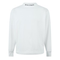 тениска,облекла,на,разпродажба,мъжки,тениски,palm,angels,doubled,logo,t,shirt,white,fuchsia