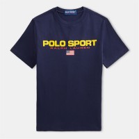 юношеска,тениска,детски,3/4,панталони,polo,sport,by,ralph,lauren,large,logo,t,shirt,junior,cruise,navy