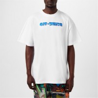 тениска,мъжки,тениски,off,white,metal,arrow,t,shirt,white,blue