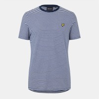 тениска,мъжки,тениски,lyle,and,scott,lyle,stripe,t,shirt,sn54,dk,navy,white