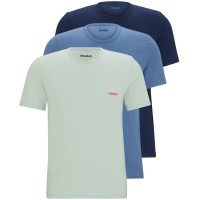 тениска,мъжки,пижами,hugo,3,pack,of,pyjama,t,shirts,nvy,grn,blu,983