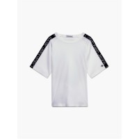 тениска,детски,облекла,calvin,klein,jeans,tape,t,shirt,white