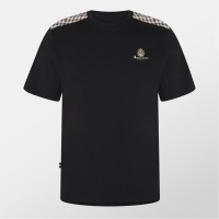 тениска,мъжки,тениски,aquascutum,men's,aquact,tape,regular,fit,t,shirt,black