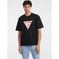 дънки,мъжки,тениски,guess,guess,jeans,iconic,tee,black,jblk