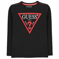 тениска,детски,облекла,guess,long,sleeve,t,shirt,blk,a996,jblk