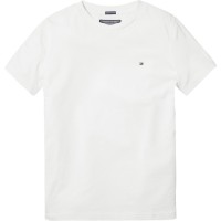 детска,тениска,промоция,на,зимни,облекла,детски,3/4,панталони,tommy,hilfiger,original,t,shirt,children's,white