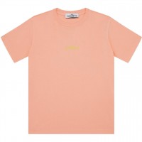 юношеска,тениска,stone,island,junior,graphic,t,shirt,salmone,v0081