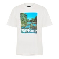 тениска,мъжки,тениски,barbour,sprouston,t,shirt,white,wh11