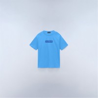 юношеска,тениска,детски,3/4,панталони,napapijri,napa,box,logo,tee,juniors,blue,jasper,b9a